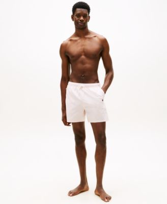 Men's Drawstring Zip Pocket Swim Trunks