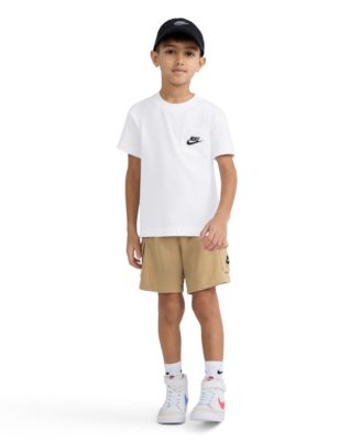 Boys' 2T-4T Pocket T-Shirt and French Terry Shorts, 2-Piece Set