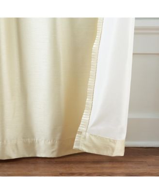 Elrene Home Fashions Versailles Faux Silk Blackout Window Curtain