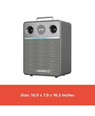 110W Wireless Speaker, Bluetooth/USB/AUX, Guitar & Mic, LED Lights Metallic Finish and Grill For Powerful Sound – 4001986
