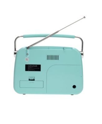 Portable Retro AM/FM/SW Vintage and Classic Radio, Bluetooth, Rechargeable, Light Sky Blue – 4001801