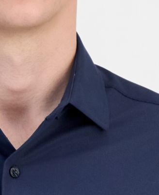 Men's Slim-Fit Performance Four-Way Stretch Dress Shirt