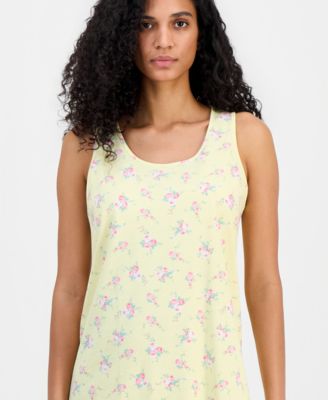 Women's Printed Jersey Tank Sleepshirt