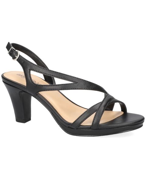Женские сандалии Easy Street Radiant Slingback Dress Sandals, цвет: Чёрный