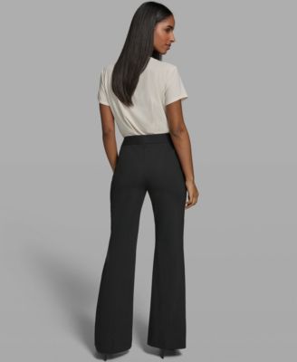 Women's Mid-Rise Wide Leg Pants