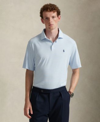 Men's Classic Striped Polo Shirt
