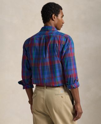 Men's Classic-Fit Plaid Performance Shirt