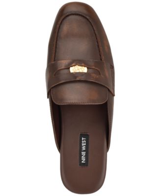 Women's Evans Penny Loafer Flat Slip-On Mules