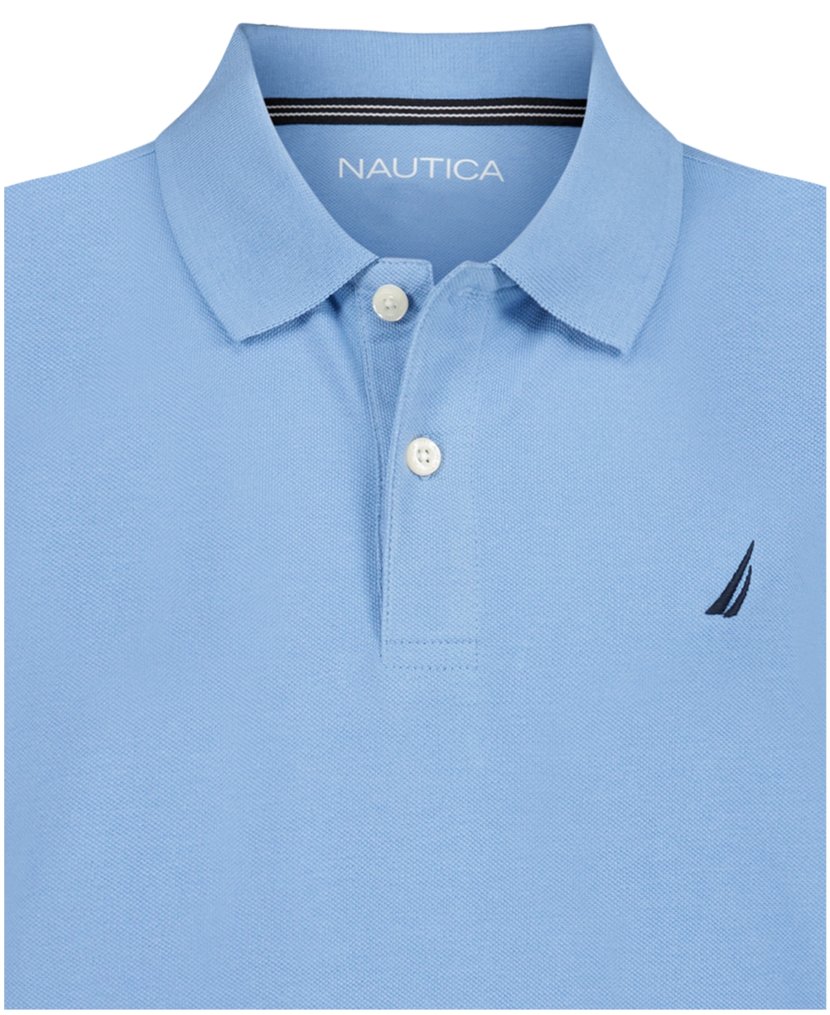 Nautica Boys' 8-20 Anchor Solid Short-Sleeve Polo Shirt