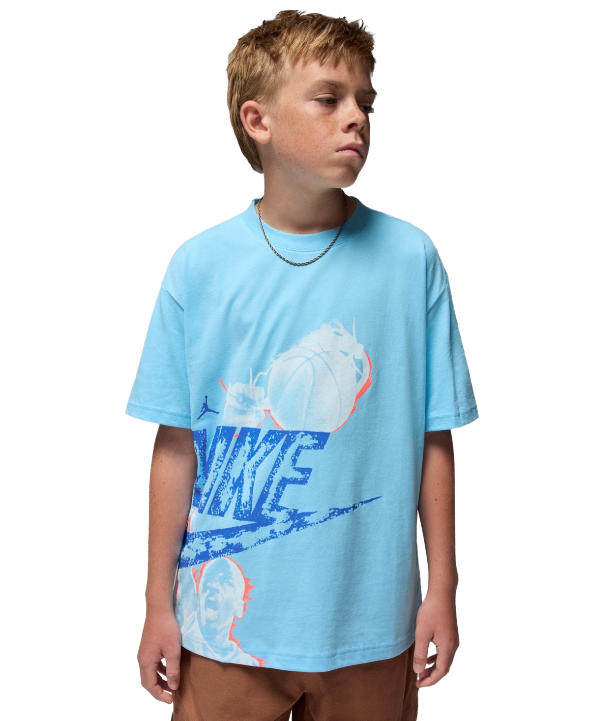 Jordan Boys 8-18 Graphic Detail Short Sleeve T-Shirt