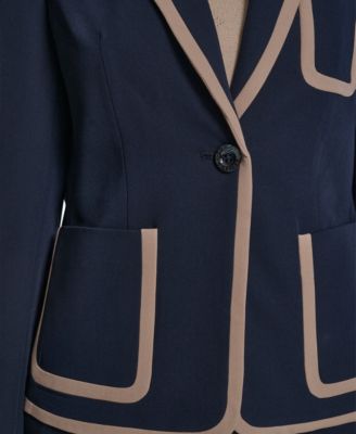 Women's Framed One-Button Blazer