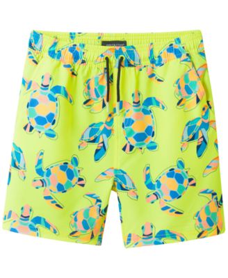 Boys' 2T-5 Comfort-Stretch Lined Swim Trunks