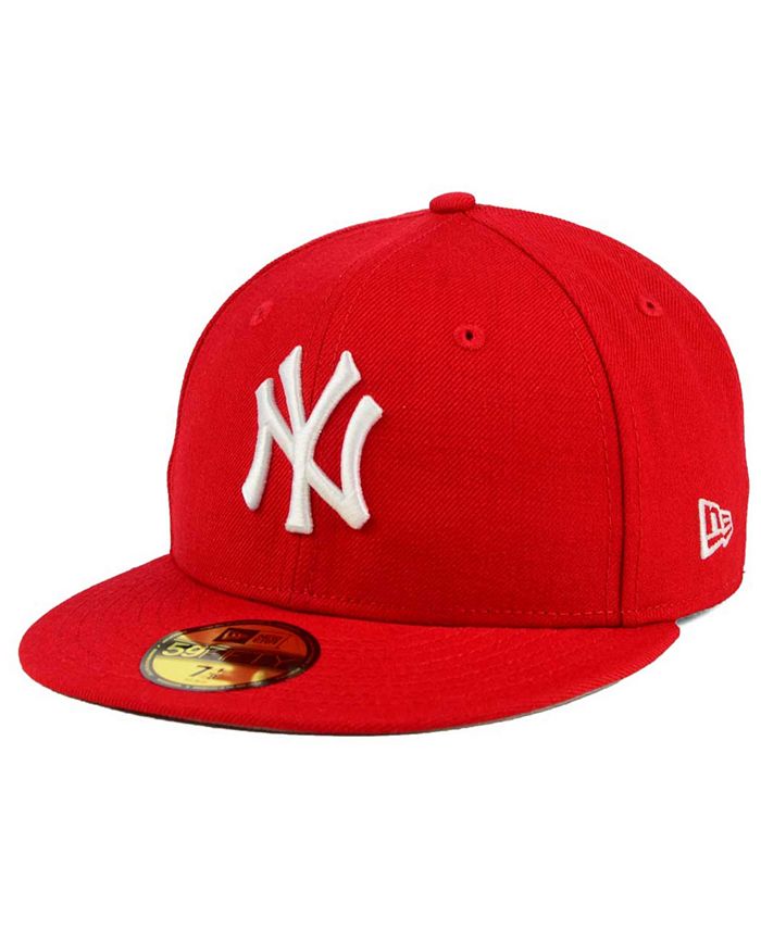 New Era New York Yankees C-Dub Patch 59FIFTY Fitted Cap - Macy's