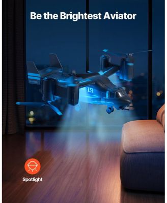 4-Channel RC Helicopter with Wing Lights & Gyro Stabilizer