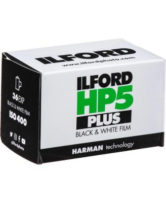 HP-5 Plus 35mm Black and White Negative Roll Film, 10-Pack with Shoulder Bag