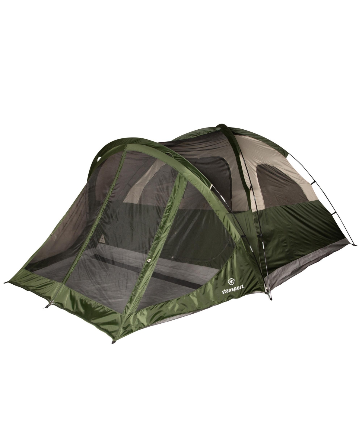 Stansport Highland Peak 6 Person Camping Tent with Screen Room
