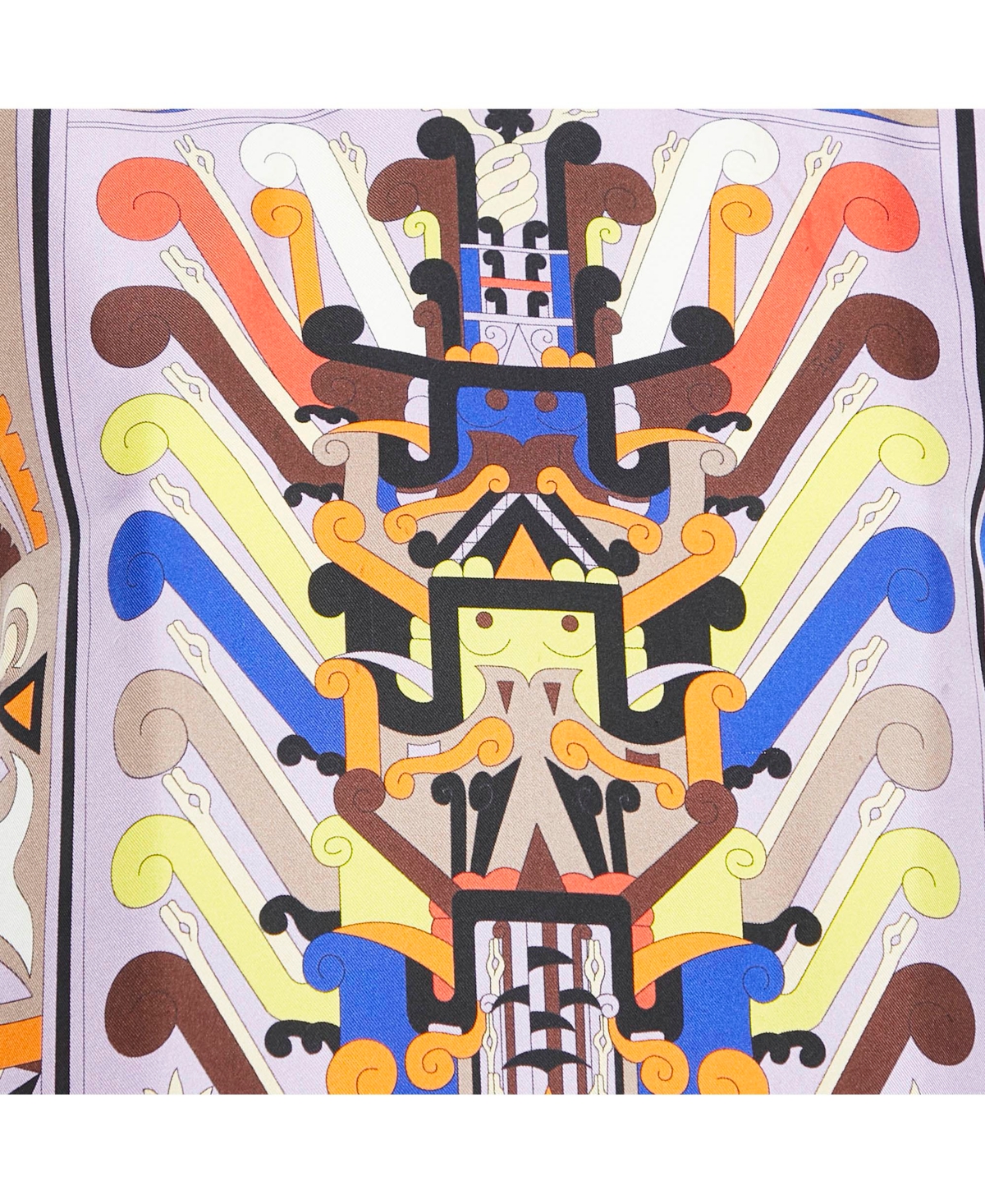 Pre-Owned Emilio Pucci Women's Multicolor Printed Silk Shift Mini Dress