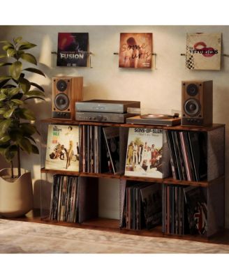 Diy Stackable Vinyl Record Storage Crate - 55-60 Albums