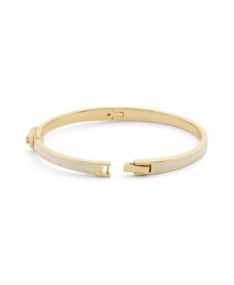 Chalk Signature C Heart Enamel Bangle Bracelet