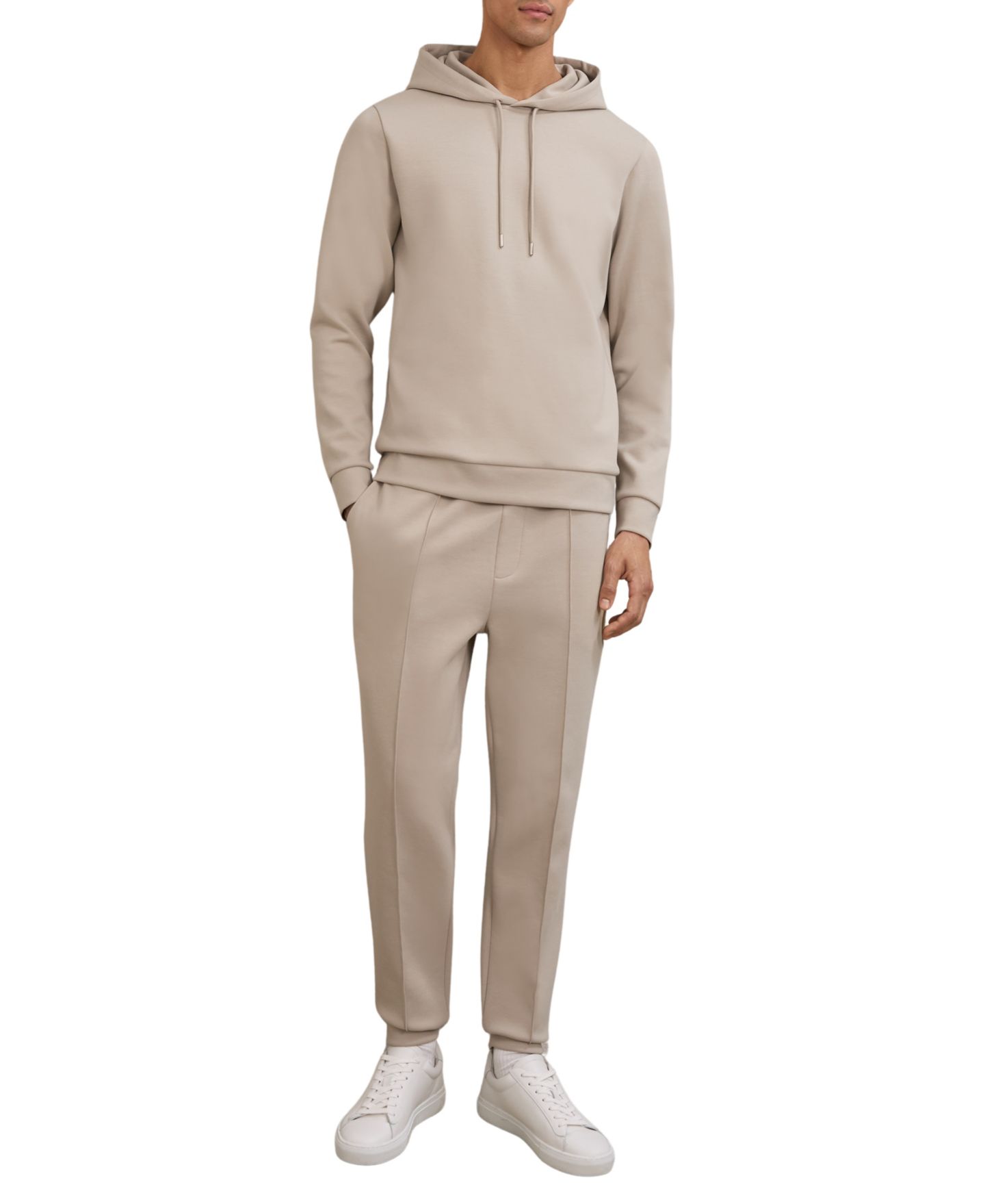 Мужское худи REISS Fabien Premium Interlock Drawstring — фото 5