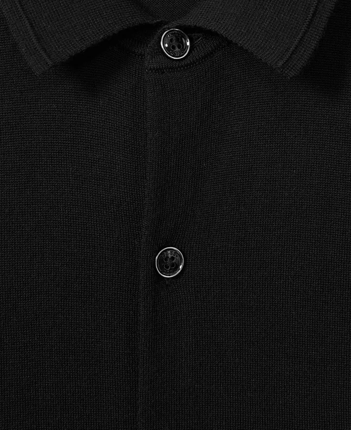Men's Forbes Merino Wool Button-Through Cardigan - thumbnail 6