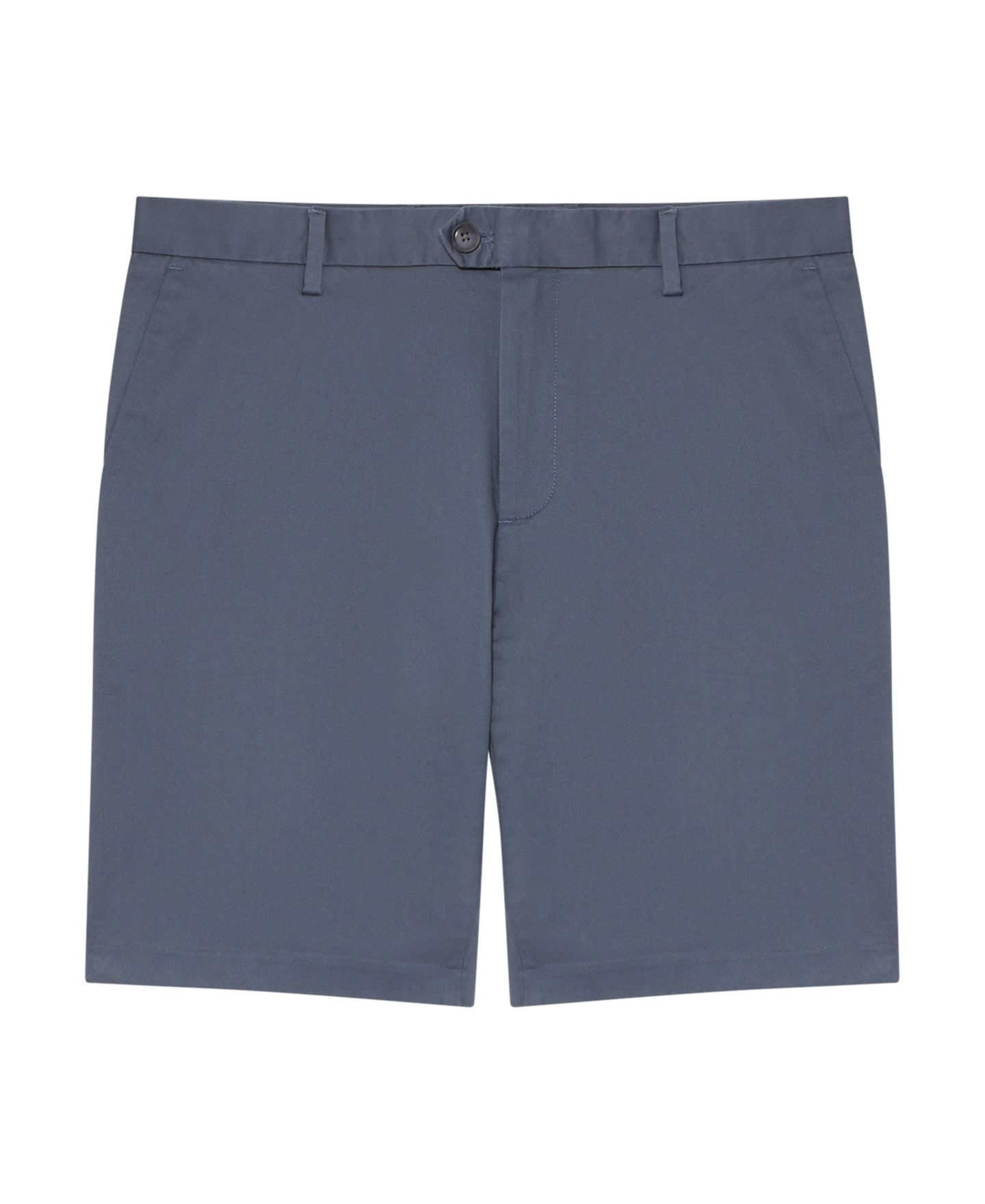 Мужские шорты REISS Wicket Modern Fit 9" Cotton Blend Chino, цвет: Синий — фото 7