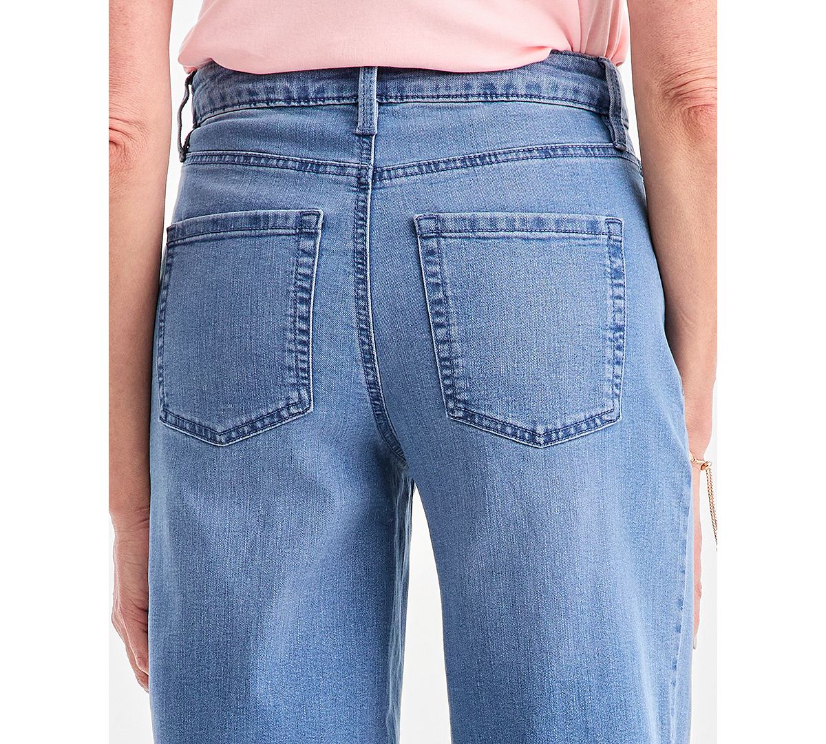 Style & Co Women's Embroidered High-Rise Wide-Leg Cropped Jeans, Macy's Exclusive view 5 — MAYCSS fashion products