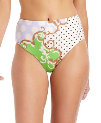 Women's Pretty In Provence Reversible High-Rise Swim Bottoms