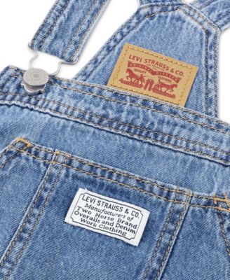 Girls' 4-6X Apron Neck Shortalls