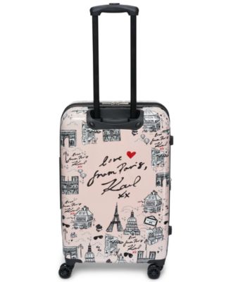 Karl In Paris Medium Upright Suitcase