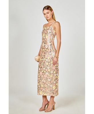 Women's Sequin Midi Dress