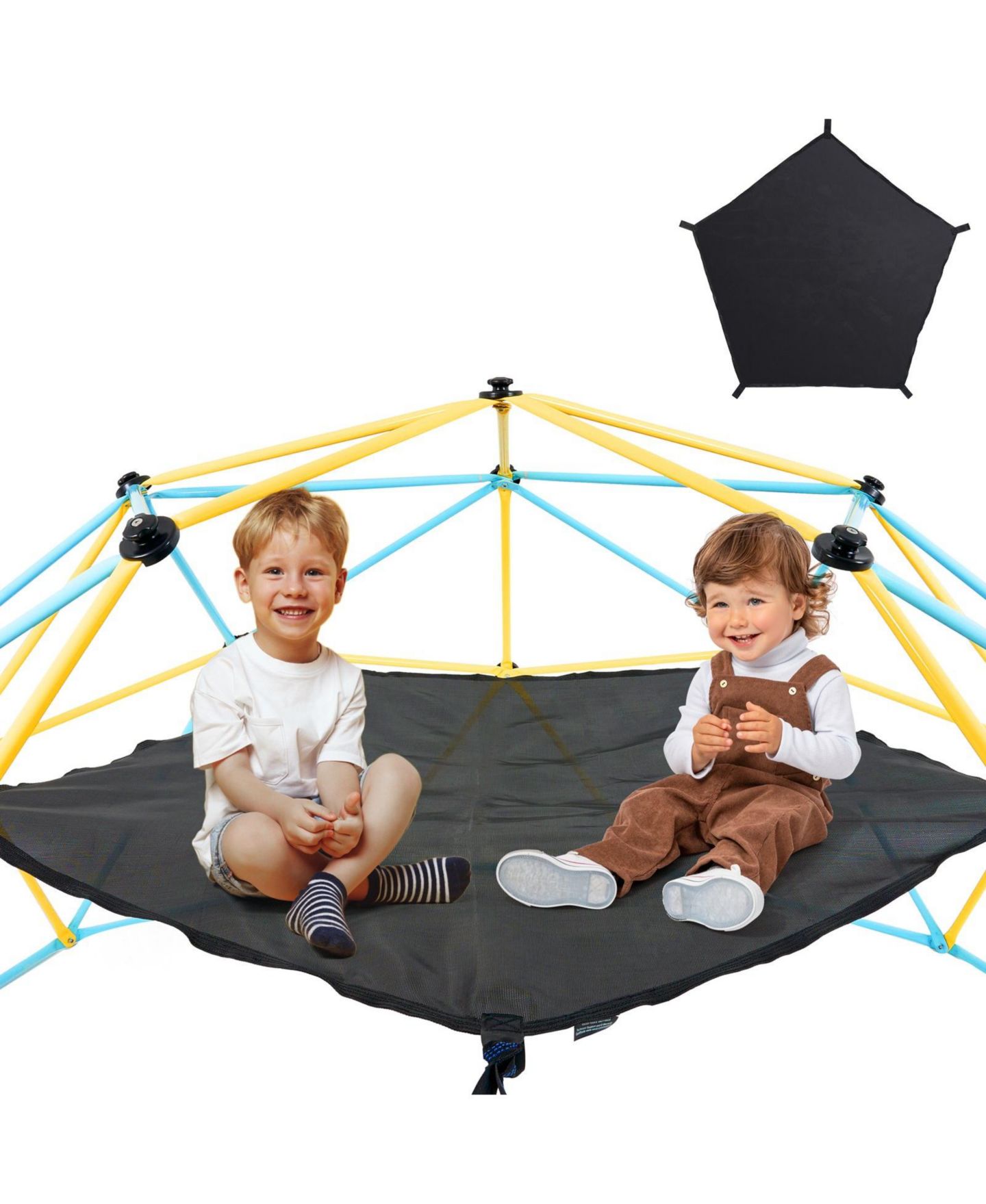 Детская игрушка SUGIFT 10-Ft Dome-Climber Hammock, 350-lb Capacity, Ages 3+, цвет: Чёрный — фото 6