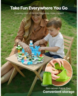 150-Piece Magnetic Blocks, Glacier Castle STEM Toy for Kids