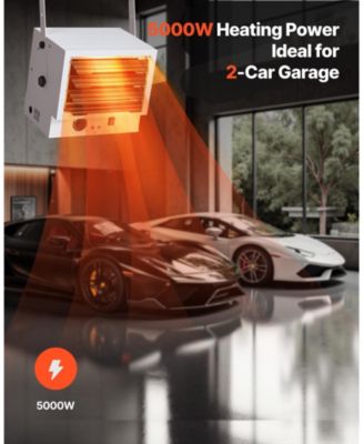 Electric Garage Heater 5000W Ceiling-Mount Shop Heater 3 Angles 240V