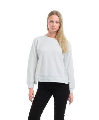 Women's Woven Side Panels Sweatshirt