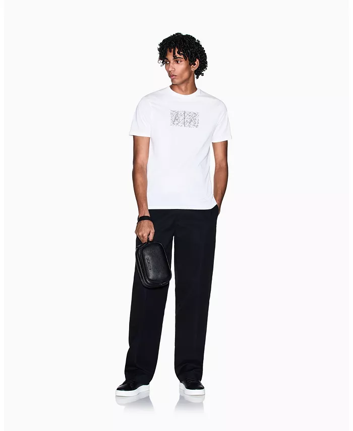 Men's Short Sleeve Jersey Printed Box Logo T-Shirt - thumbnail 10
