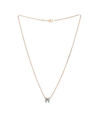 Pop H Pendant Chain Necklace