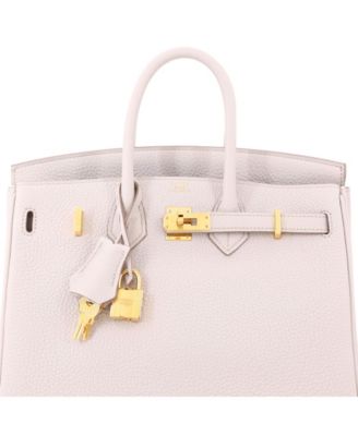 Birkin 25 Handbag Light Togo with Gold Hardware