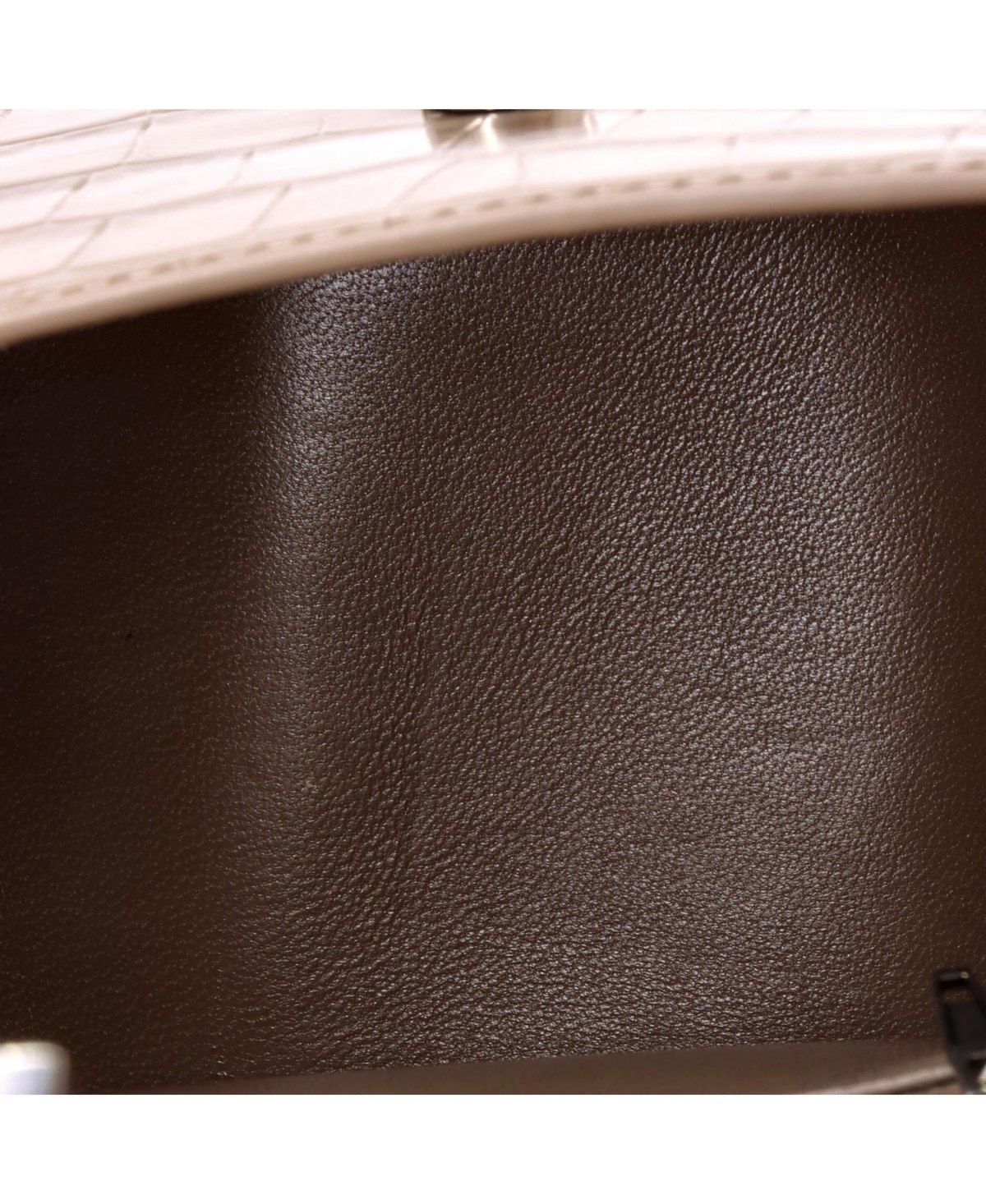 Pre-Owned Balenciaga Small Hourglass Top Handle Bag Embossed Leather