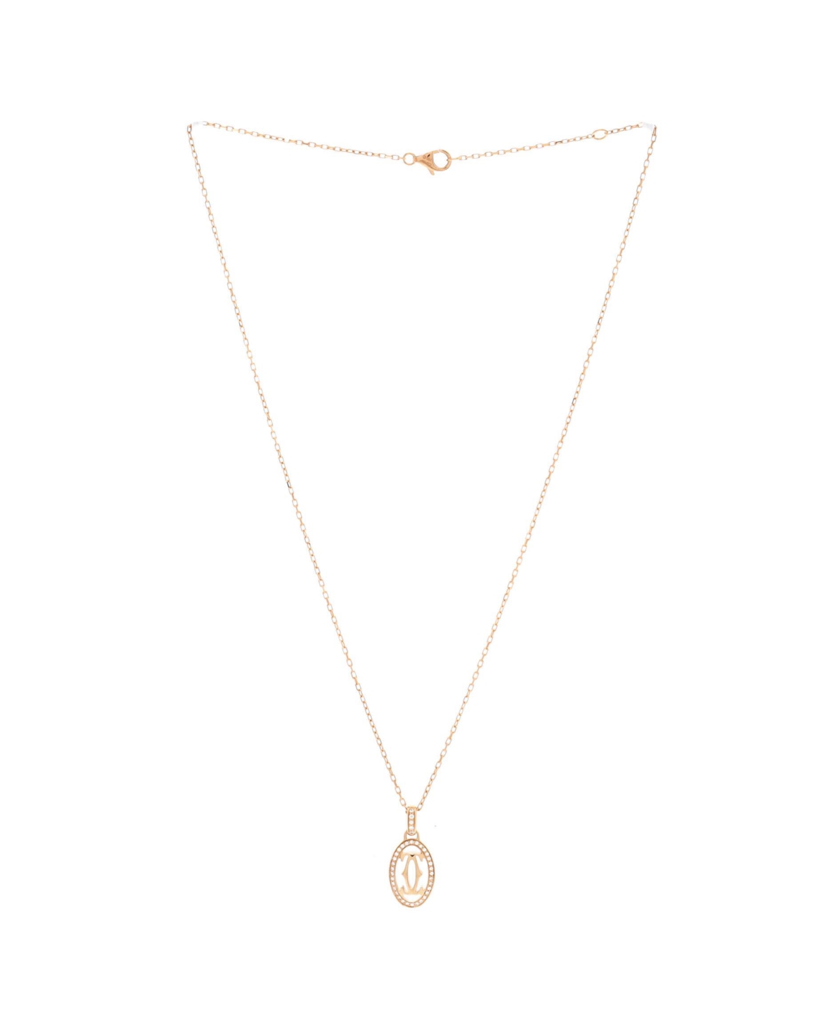 Pre-Owned Cartier Double C de Cartier Pendant Necklace
