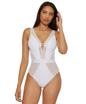 Women's Castaway Fishnet One-Piece Swimsuit
