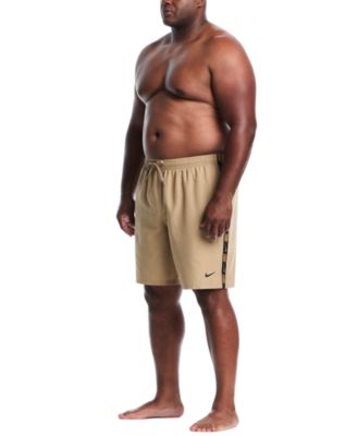 Men's 9" Big & Tall Breaker Logo Tape Volley Swim Shorts