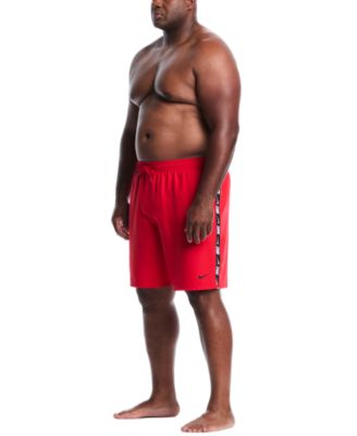 Men's 9" Big & Tall Breaker Logo Tape Volley Swim Shorts