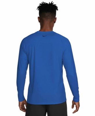 Men's Long-Sleeve Crewneck Hydro Guard Swim Shirt