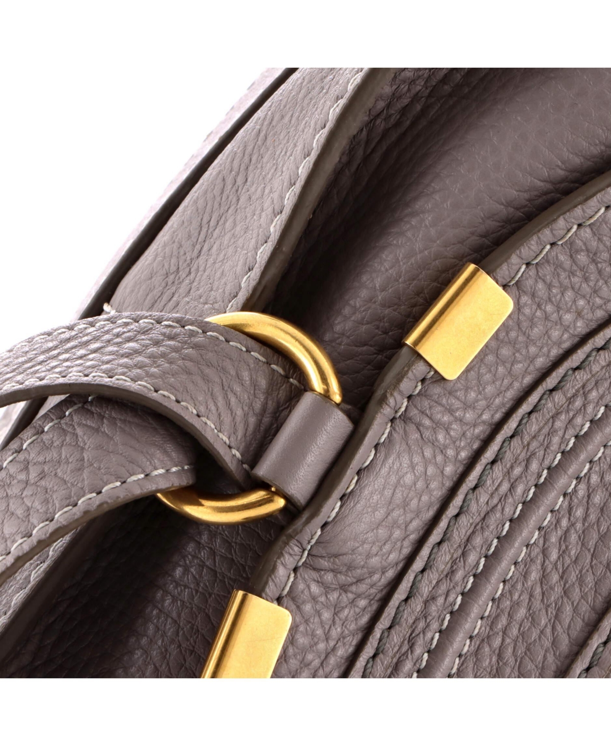 Pre-Owned Chloe Medium Marcie Saddle Bag Leather