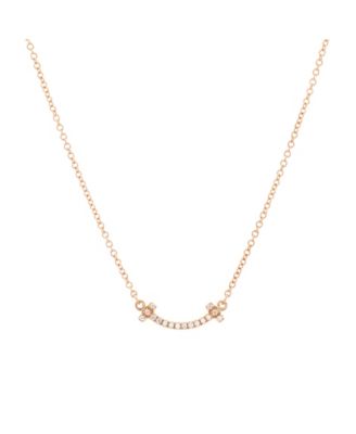 T Smile Pendant Necklace