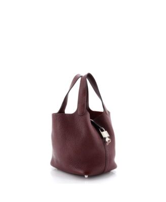 Pre-Owned HERM&Eacute;S PM Picotin Lock Bag Clemence