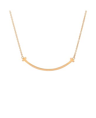 T Smile Pendant Necklace