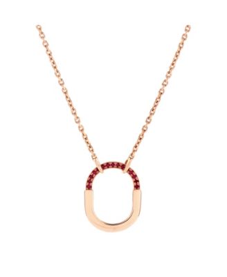 Lock Motif Pendant Necklace