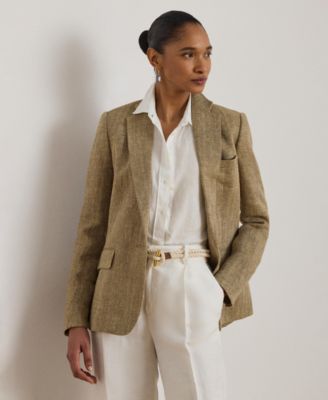 Lauren Ralph Lauren - Women's Herringbone Long-Sleeve Blazer